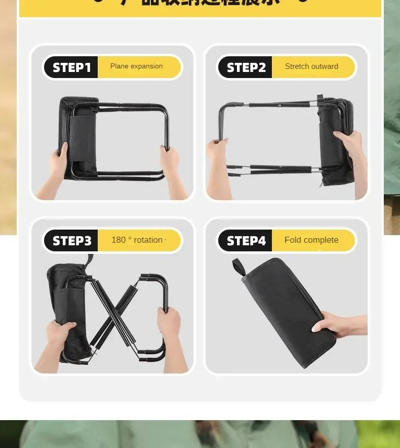 HMsmart® Best Ultra-Light Folding Fishing Chair | Camping Chair - HMsmart