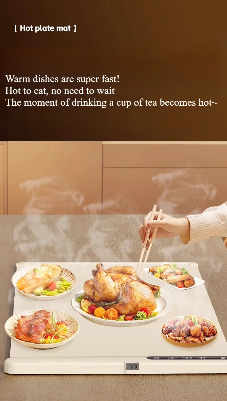 Smart Electric Food Warmer Mat – Perfect for Home, Office & Parties - HMsmart.shop