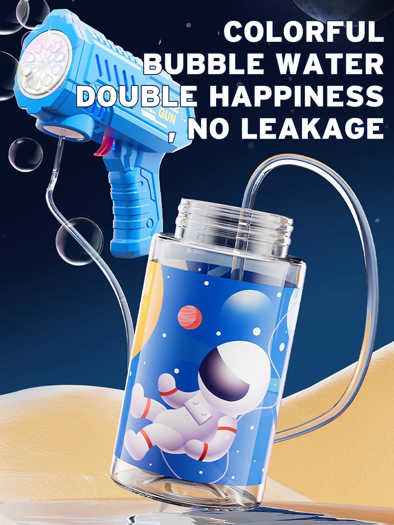 Fully Automatic Bubble Gun | Rocket Bubble Machine - HMsmart.shop