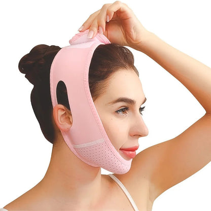 HMsmart® V-Line Face Slimming Mask | Double Chin Reducer |Jawline Lifting Strap for Women & Children - HMsmart