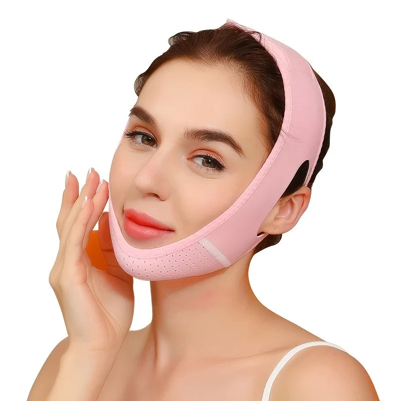 HMsmart® V-Line Face Slimming Mask | Double Chin Reducer |Jawline Lifting Strap for Women & Children - HMsmart