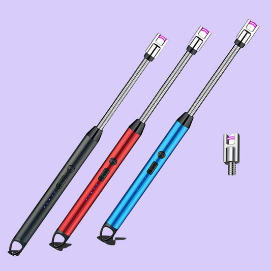 HMsmart® USB‑C Plasma Arc Lighter | Windproof Electric Rechargeable Lighter for BBQ, Candles & Stove - HMsmart