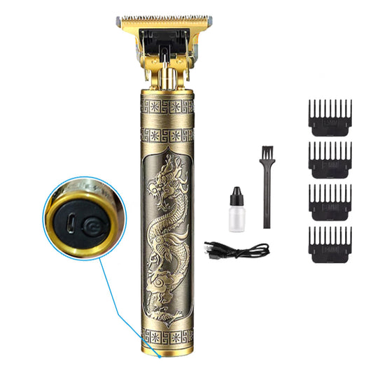 OneVender®Premium Hair Trimmer T9 | Vintage Metal Body Professional Clippers - OneVender