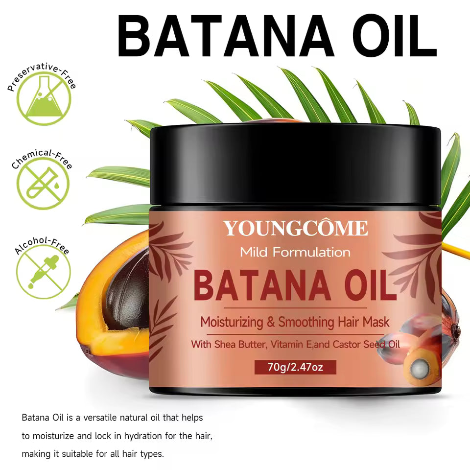Batana Oil Hair Growth Mask| Natural Unrefined Treatment - HMsmart.shop