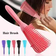 Stylish Curly Hair Brush | Detangling Massage Comb for Wet & Dry Hair - HMsmart.shop