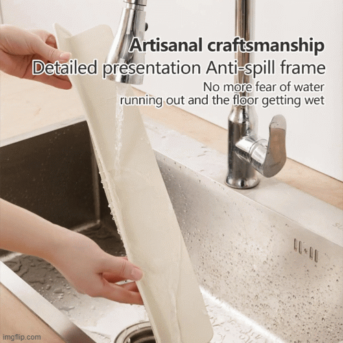 HMsmart® Silicone Sink Splash Guard |No More Water Mess - HMsmart