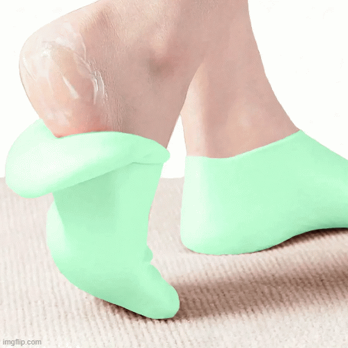 HMsmart® Silicone Moisturizing Gel Sock 1 Pair| Silicone Moisturizing Gel Gloves best Quality